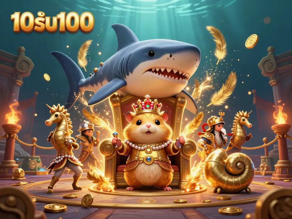 โปรโมชั่น 10รับ100 ด้วยภาพการ์ตูน 3D ที่แสดงธีมคาสิโนยิ่งใหญ่