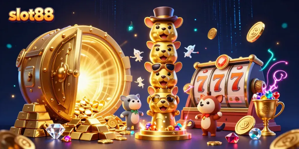 Play slot88 and experience thrilling gameplay with vibrant casino elements and rich rewards.